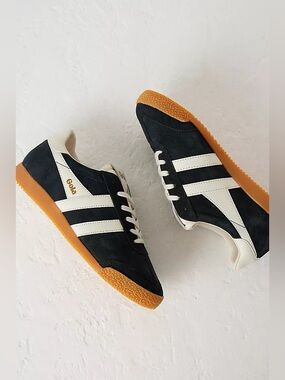 Gola Black, White & Gum Classic Womens Sneakers